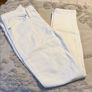 Madewell 9” Skinny Crop White Size 28